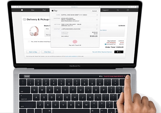 Macbook Pro touch id 2018